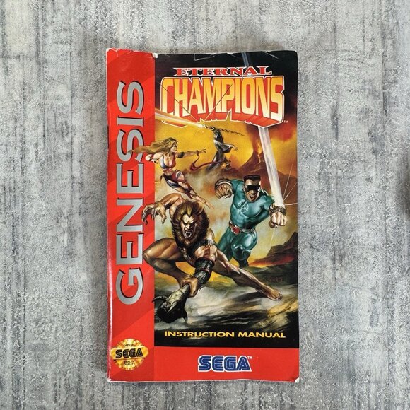 Eternal Champions (Sega Genesis, 1993) CIB with Manual Tested B - Picture 5 of 10